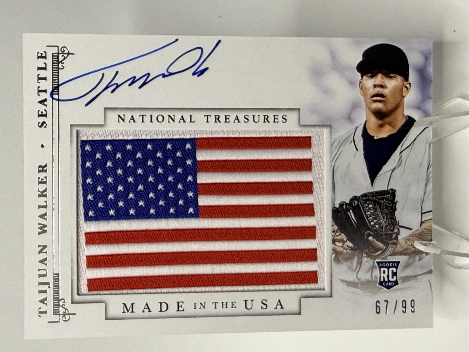 Taijuan Walker 67/99 RPA - 2014 Panini National Treasures Made In Autographs #55