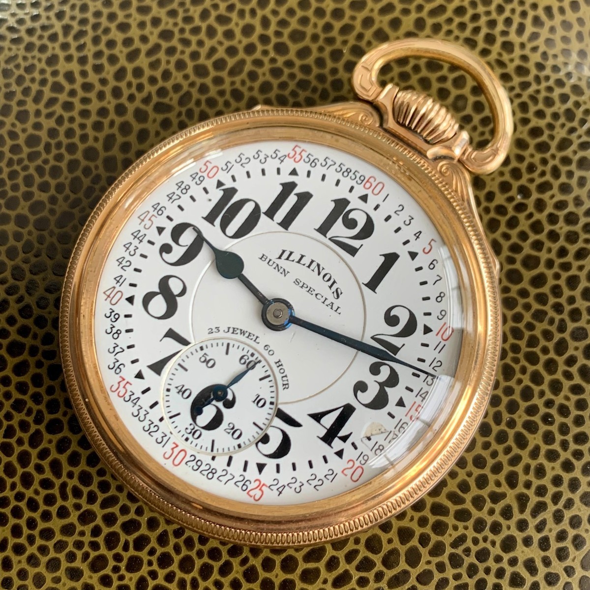 1929 Illinois Bunn Special Type III 60hr. 16S 23J Montgomery Dial