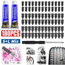 60X Tire Vacuum Repair Screw Rubber Nail Plug Car Tyre Puncture Repair Kit US