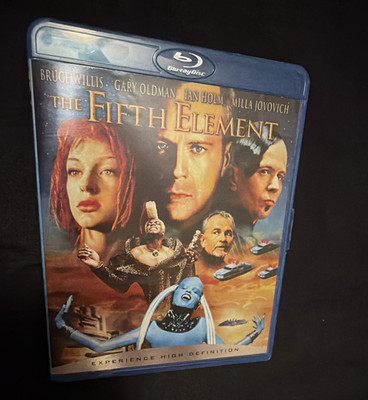 Columbia Pictures The Fifth Element Blu-ray Bruce Willis Luc Besson PG-13