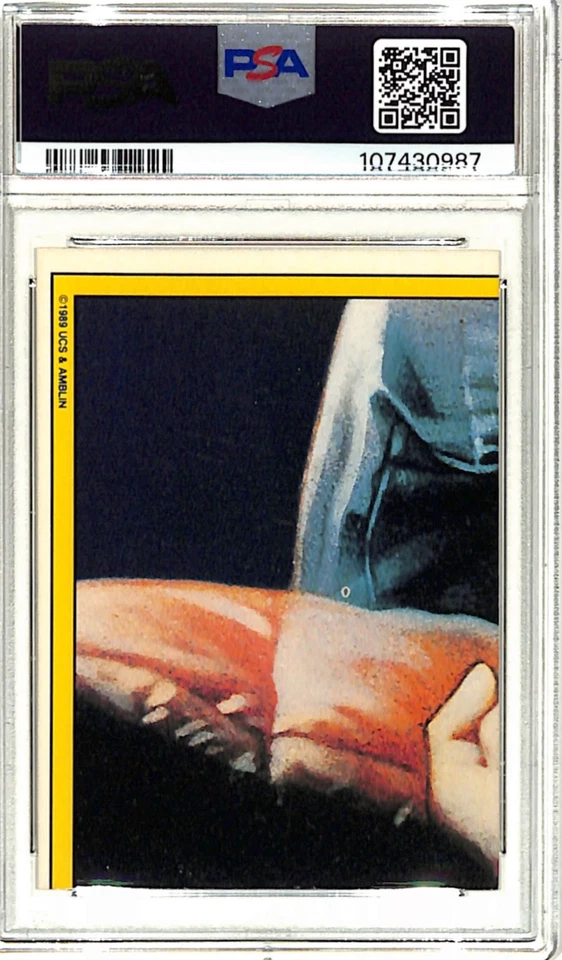 1989 Topps Back To The Future Sticker CHRISTOPHER LLOYD Signed Card PSA/DNA Slab - Image 3 of 3