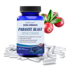 Parasite Blast Cleanse Detox Capsule Wormwood Black Walnut Hull Digestive Health