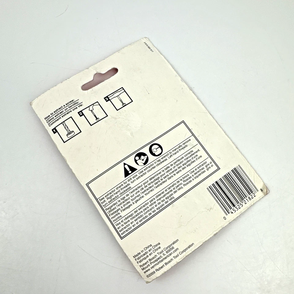 Juego de 5 extractores de tornillos Vermont American 21822. Nuevo Foto 3 de 3