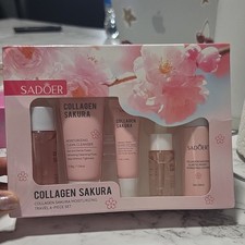 SADOER Collagen Sakura Moisturizing Travel 4-Pc Face Set SPF 20 PA+++