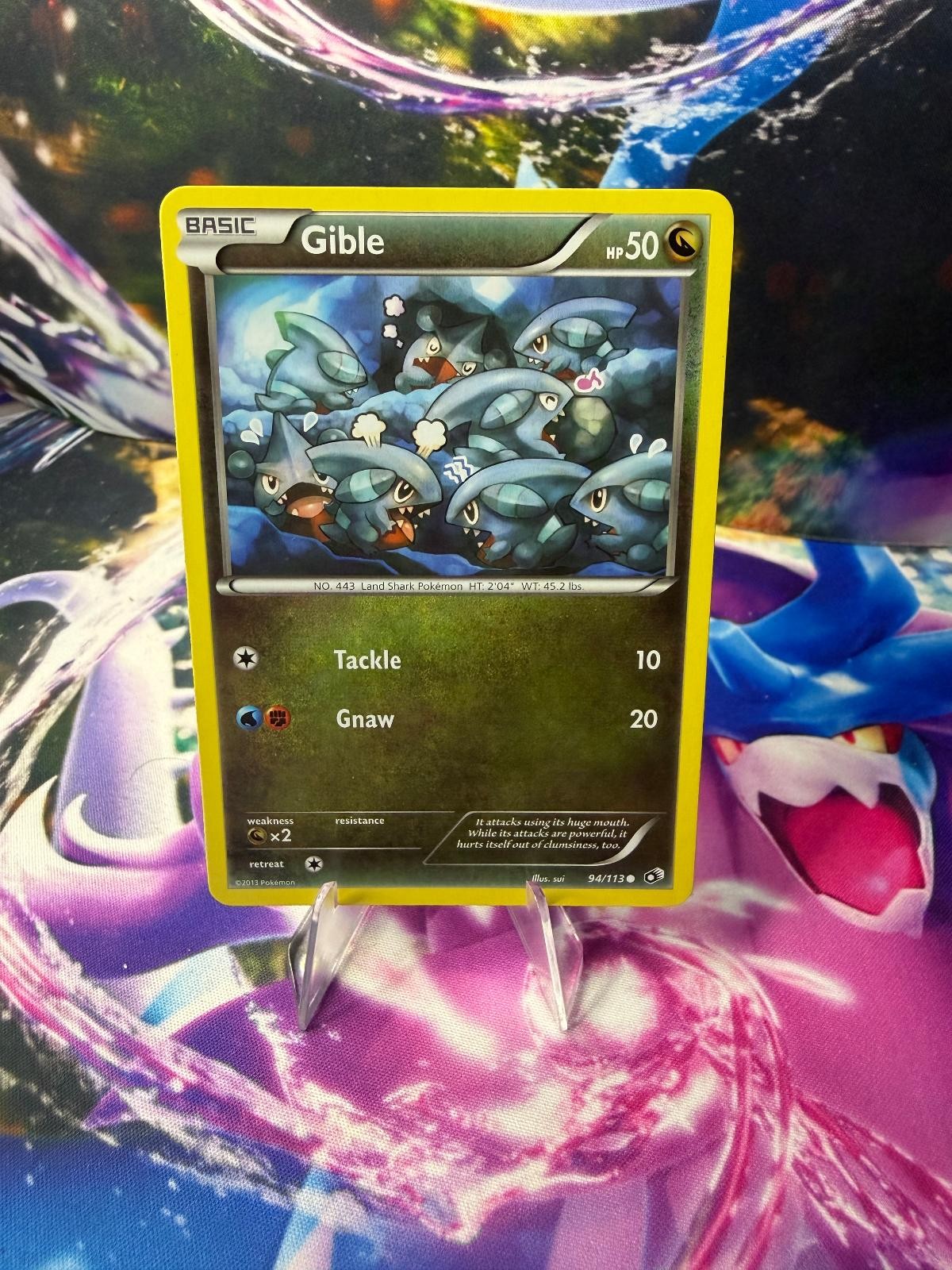 GIBLE 94/113 LEGENDARY TREASURES Common Pokemon