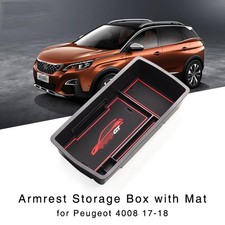 Armlehne Aufbewahrungsbox für 2017 2018 Peugeot 4008 Mittelkonsole Glove Tray