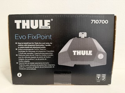 THULE 7107 Fixpoint Evo Fußsatz für Fahrzeuge mit Fixpunkt Dachanbindung- 4 Füße