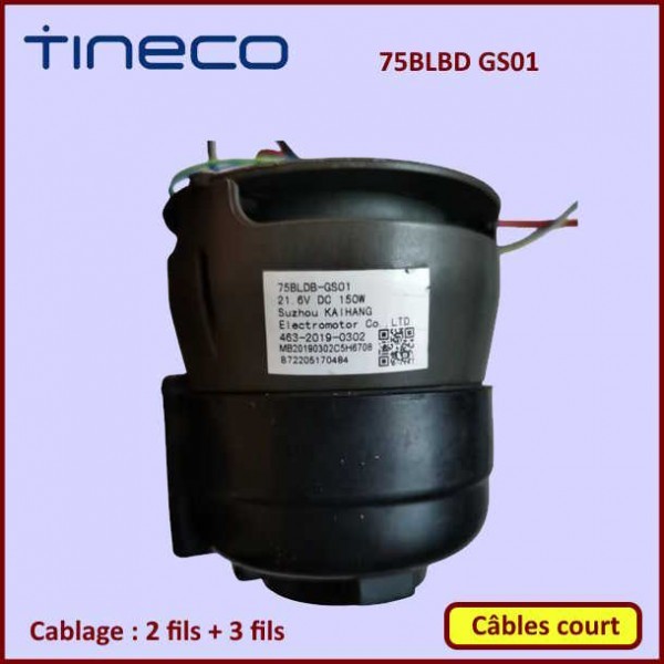 Moteur aspirateur Tineco 75BLDB-GS01 bloc d'aspiration câble court de rechange