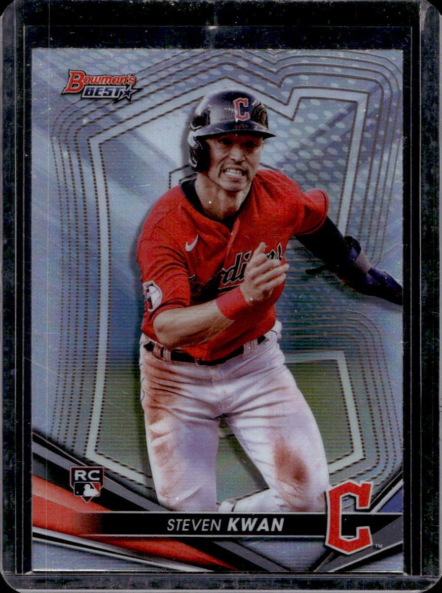 Steven Kwan 2022 Bowman's Best #35 Refractor C Rookie