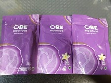 Lot Of 3 UBE Superfood Natural Ube powder 5 Oz Each Vanilla Flavor BB 04/2027 