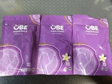 Lot Of 3 UBE Superfood Natural Ube powder 5 Oz Each Vanilla Flavor BB 04/2027 