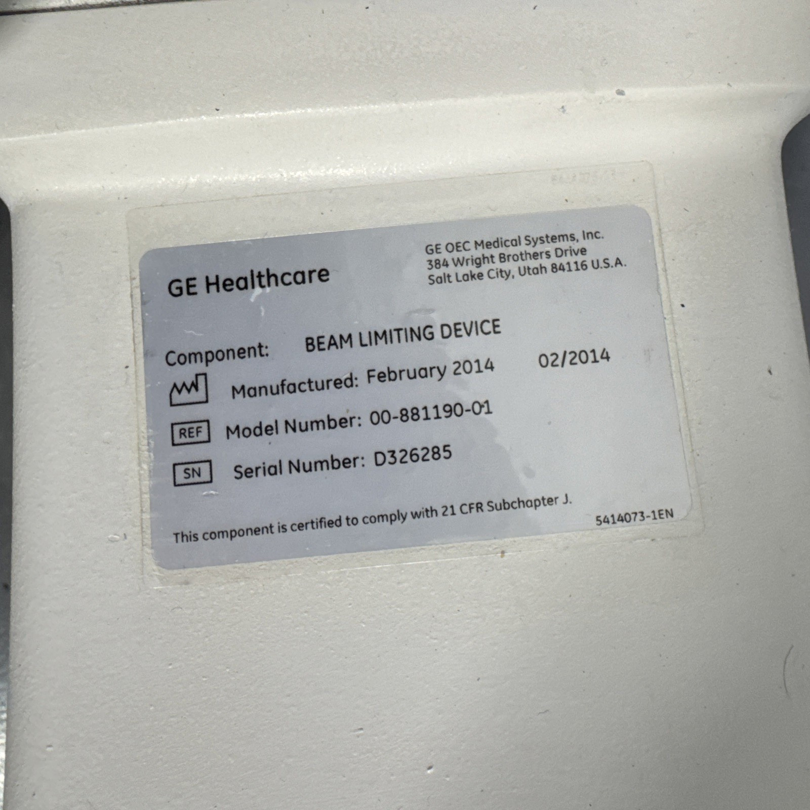 GE OEC 9900 Elite C-Arm