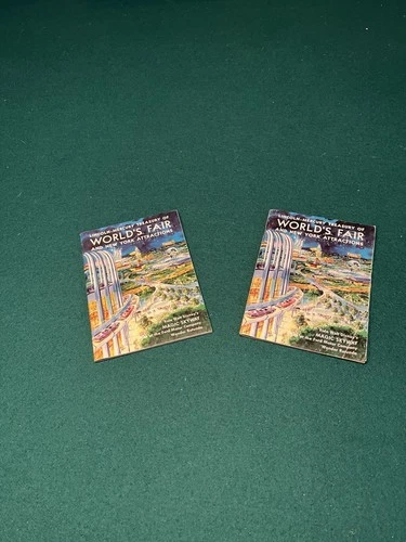 2 Lincoln Mercury Treasury Of Worlds Fair 1 New York Worlds Fair Official Guide