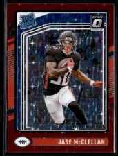 2025 Panini Donruss Optic Red Stars Rated Rookie #243 Jase McClellan