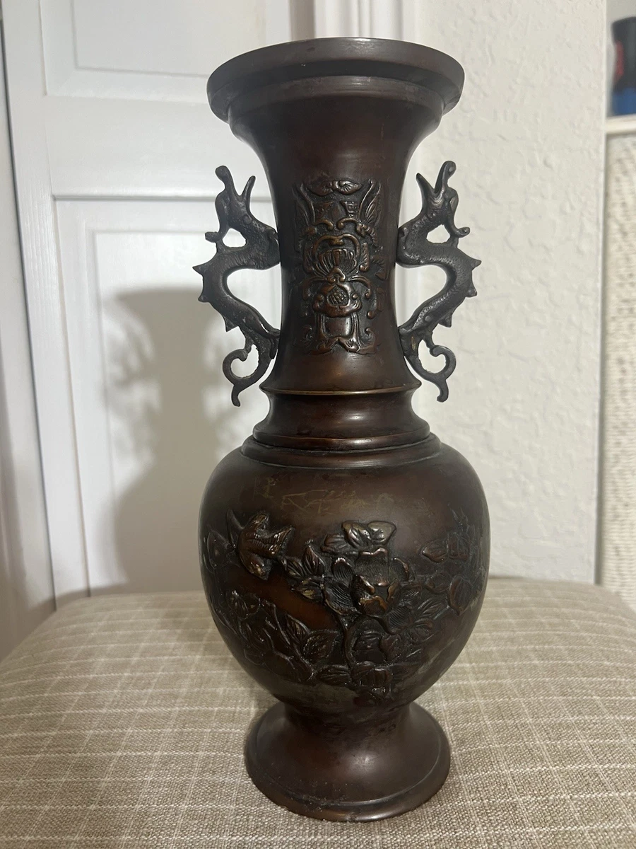 青铜龙在中国古董花瓶| eBay 青铜龙在中国古董花瓶| eBay