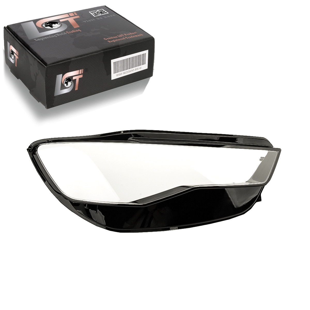 Headlight Glass Right Xenon LED For Audi A6 4G C7 Avant Allroad Limo 2014-2018