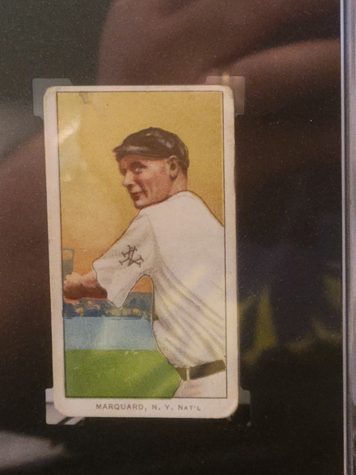 1909-11 T206 - Rube Marquard 350-460 Factory No. 30 Back Follow Through (RC)