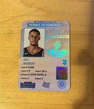 2023 Panini Contenders KRIS MURRAY #25 Permit to Dominate SP Rookie RC