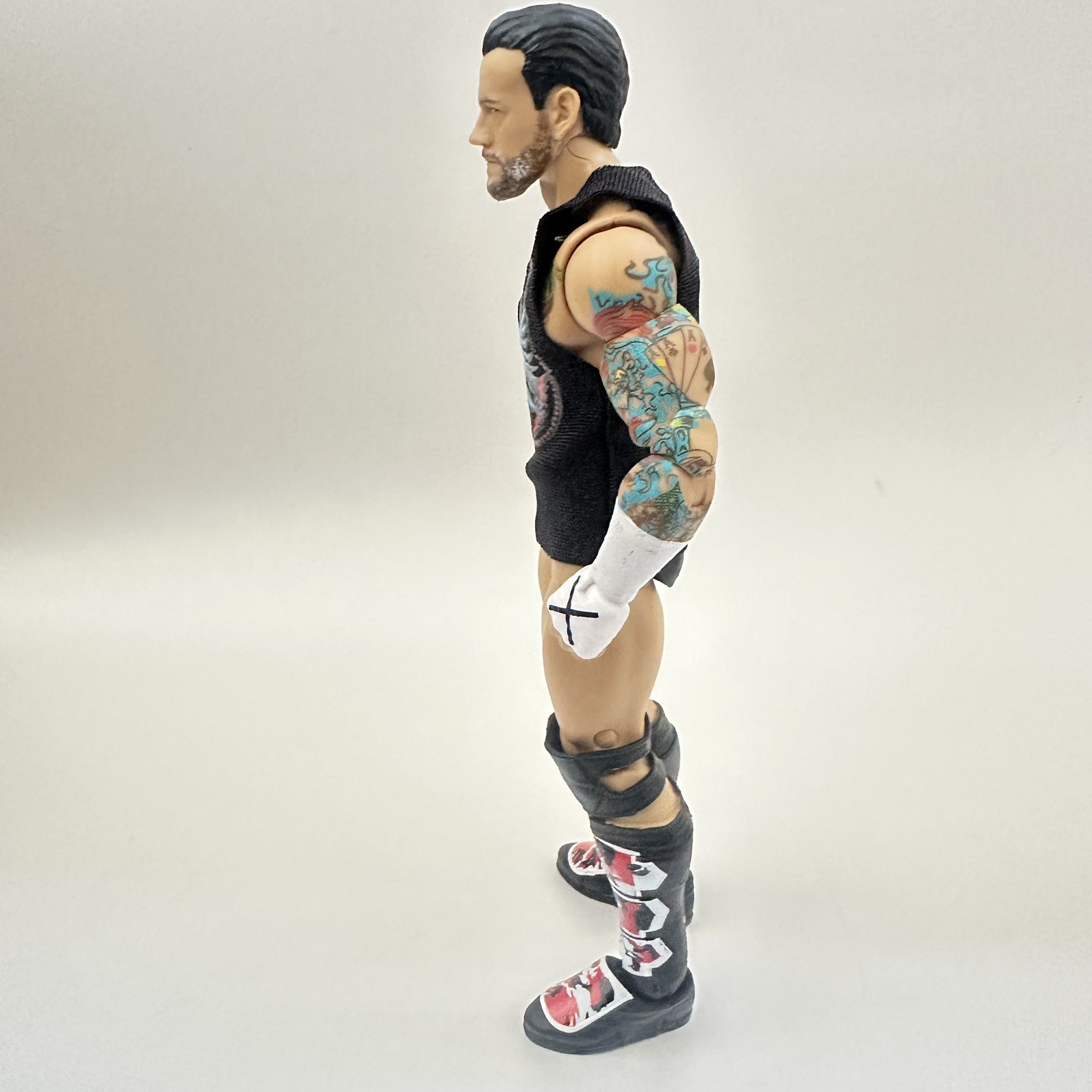 WWE WRESTLING FIGURE MATTEL ELITE TOP PICKS CM PUNK WITH ENTRANCE SHIRT image 7