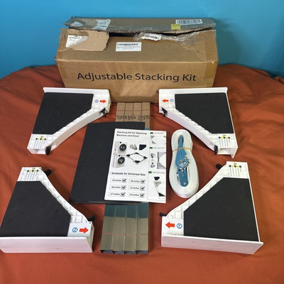 #ad Adjustable 24 29quot; Universal Washer Dryer Stacking Kit with Ratchet Strap $29.99