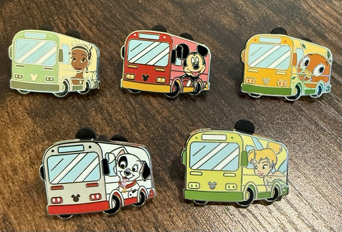 Disney 2026 WDW Hidden Mickey Bus Disney Pins (5) Orange Bird