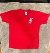 Liverpool FC Gerrard 8 T-Shirt L  Authentic 2015 LFC Tee Made In USA VTG Look
