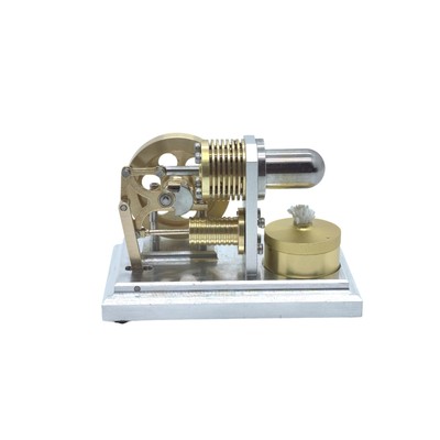 OKMO J06F Super Mini Horizontal Hot Air Stirling Engine Model Desk Decor & Toy