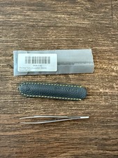 Germanikure - 4406 Pointed Tweezers with Leather Sleeve - 3.5" long - NEW