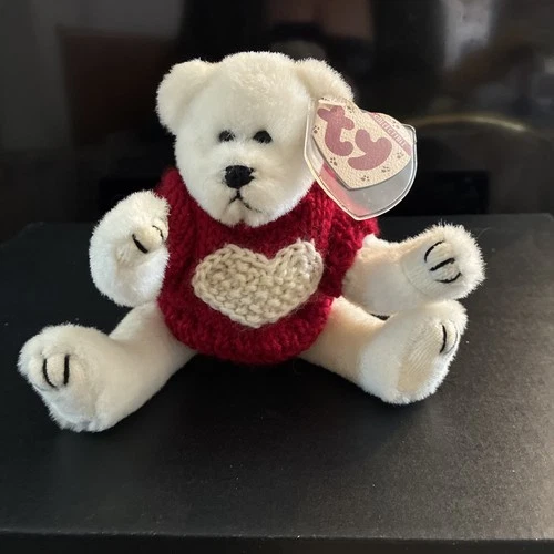 TY 1993 Vintage Valentines Gift Beanie Baby  “Nicholas” Jointed Plush 8”