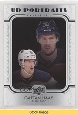 2019-20 Upper Deck UD Portraits Rookies Gaetan Haas #P-74 READ z6b