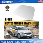 RH Right Heated Mirror Glass 31217278 for Volvo XC60 2010-2017 W/ Backing Plate