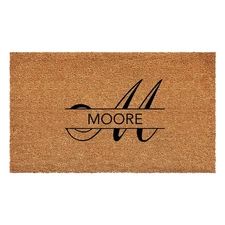 Calloway Mills 110932448 Moore Personalized Doormat 24" x 48"