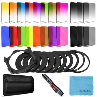 24 PCS Square Filter Kit for Cokin P Series