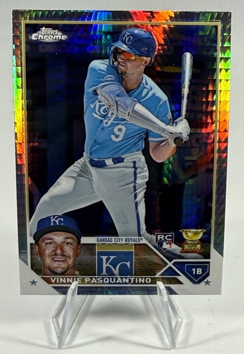 2023 Topps Chrome - Vinnie Pasquantino #119 Prism Refractor (RC)