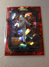 2023 Panini Prizm #195 Al Leiter Red Cracked Ice Prizm Parallel New York Mets