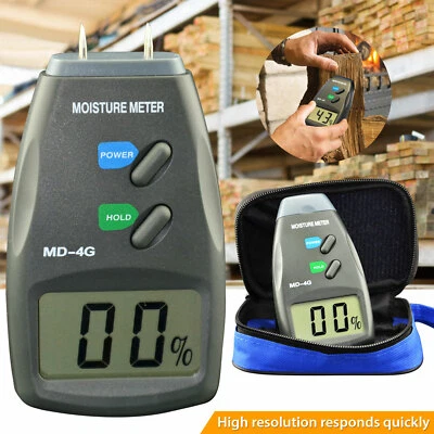NEOTECK Digital Moisture Meter Damp Detector for Wood Brick Screed Wallpaper UK