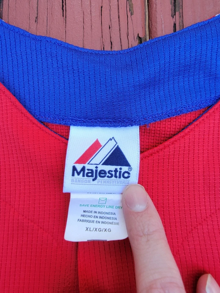 Majestic Texas Rangers Jersey Size XL Stitched Blank - Image 3 of 4