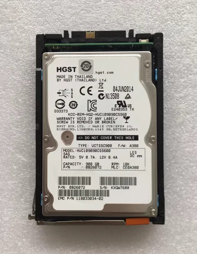EMC  V4-2S10-900 005049809 005049206 900G 10K 2.5"  SAS  HARD DRIVE - Image 2 of 3