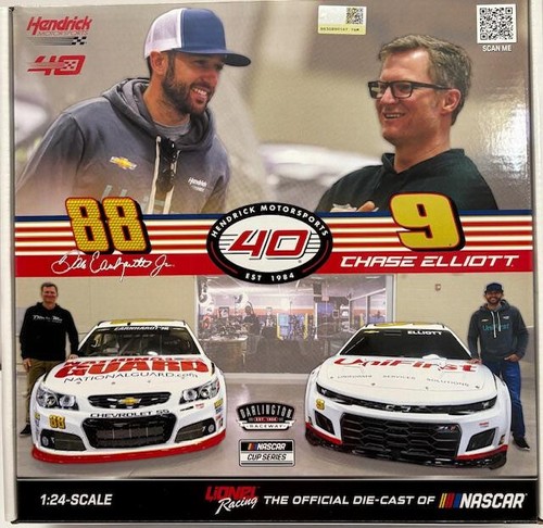 2024 ELLIOTT #9 UNIFIRST EARNHARDT JR #88 2014 NATIONAL GUARD 1/24 2 CAR SET - 第 2/6 張圖片