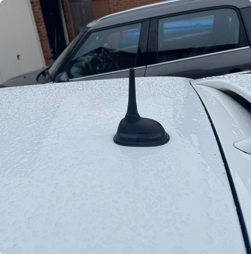 *NUOVO* Antenna albero aereo sportivo nero Mini Cooper Gen 2 R56 Bee-Sting 6 cm, JCW - Foto 9 di 12