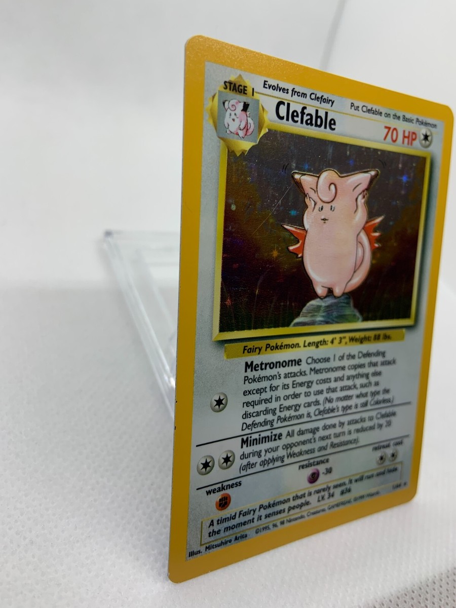 Clefable 1/64 Jungle Set Rare/Holo No Set Symbol Misprint Error | eBay