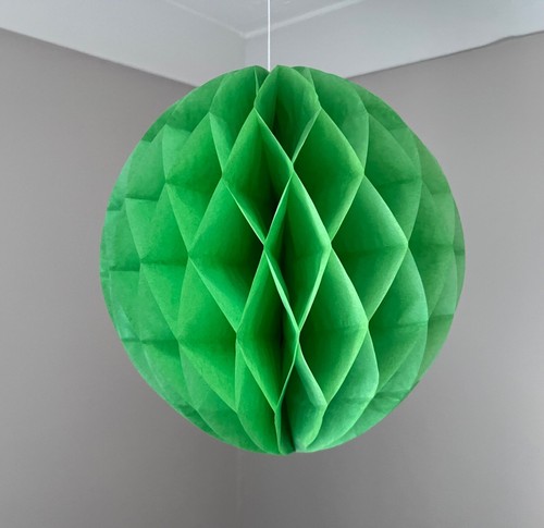 Honeycomb Paper Ball Colourful Wedding Party Hanging Decoration - 130 Variations - Picture 22 of 36
