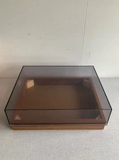 RARE ORIGINAL CONSOLE WITH PLEXI HOOD FOR THORENS TD 145 160 ETC USED