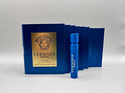 LOT OF 10 VERSACE EROS PARFUM 1ML*10=10ML