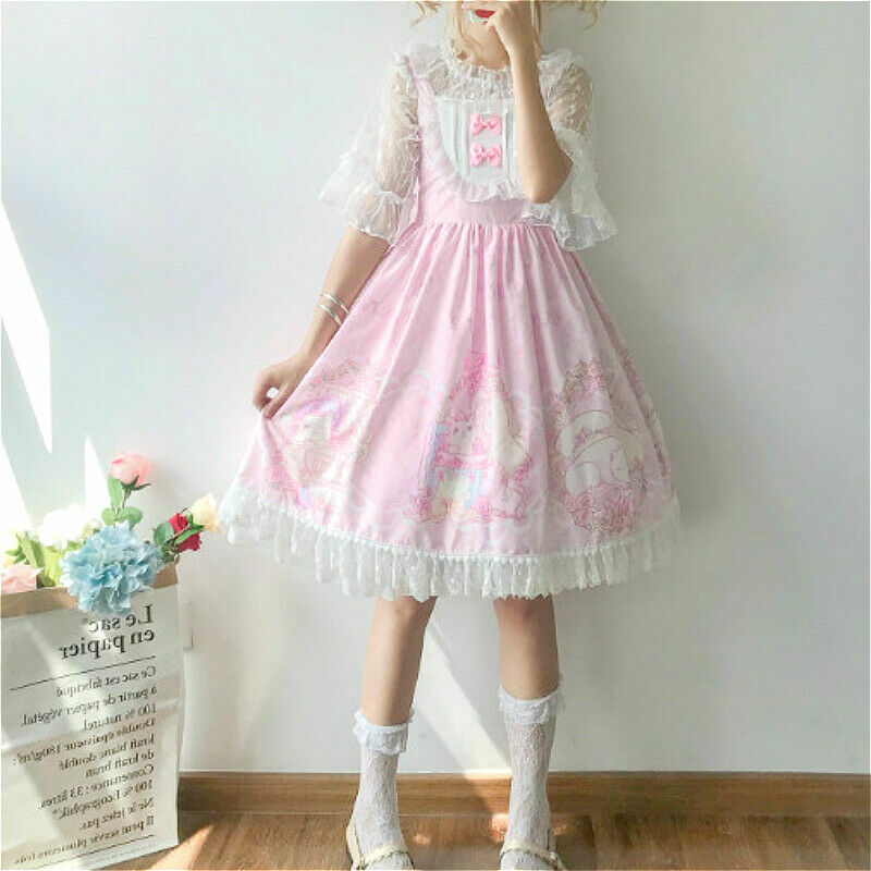 Kawaii Girl Red Lolita Dress - Kawaii Fashion Shop | Cute Asian
