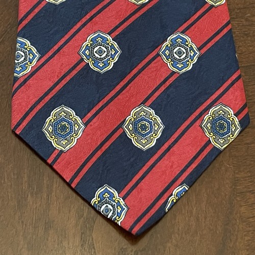 Vintage Wembley Red Blue 100 Silk Men’s Neck Tie Made In USA eBay