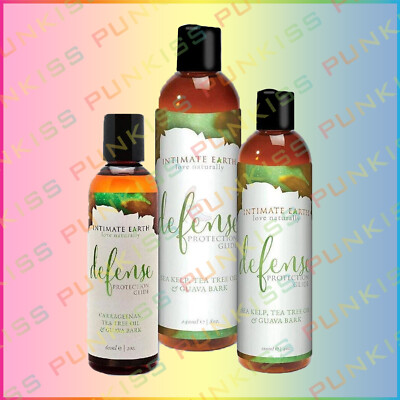 Intimate Earth Defense Carrageenan+Tea Tree+Aloe LubricantOrganic Lube  Glide | eBay