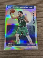 LUKA DONCIC 2020-21 Optic Contenders Playing the Numbers Game Silver Mavericks