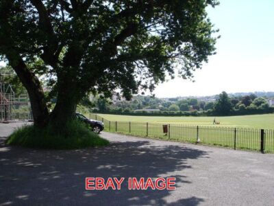 PHOTO  TORQUAY COMMUNITY COLLEGE PLAYING FIELDS THE CRICKET PITCH IS BEING MOWED