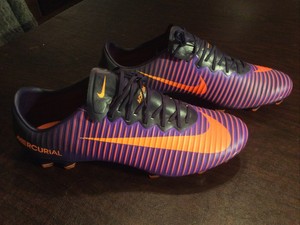 Nike Mens Mercurial Vapor XI FG Pro Soccer Cleats Ppl/Orange Sz 11.5, 831958-585 | eBay